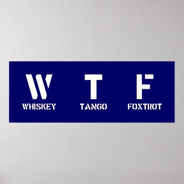 WTF POSTER (Framsidan)