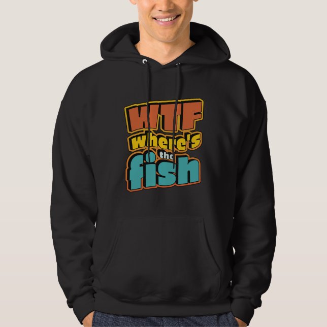 WTF var är fisken 1061 Hoodie (Framsida)