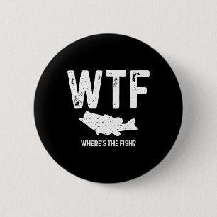 WTF Var är fisken Largemouth B Funny Fishing Gi? Knapp