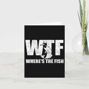 Wtf Var Är Fisken Mäns Roliga Fiskegif Kort
