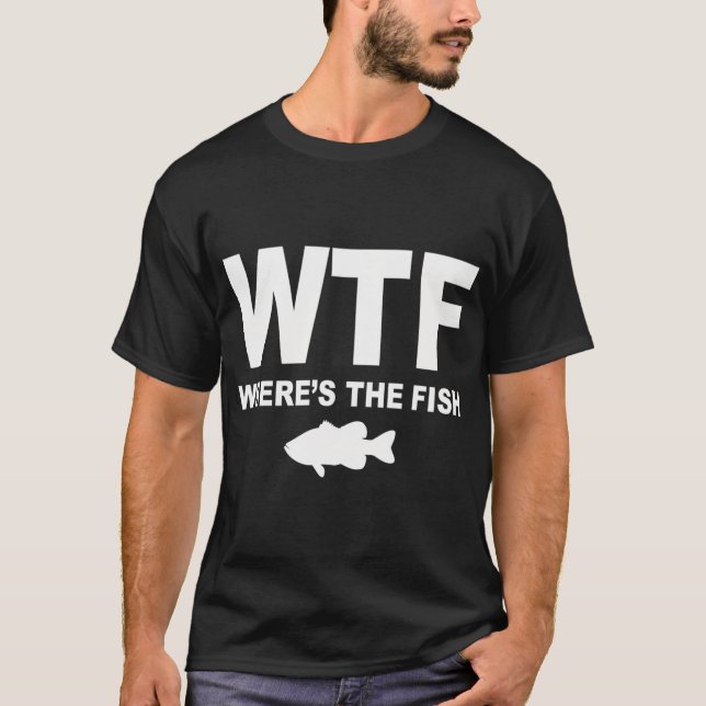 WTF - var är fisken T Shirt (Framsida)