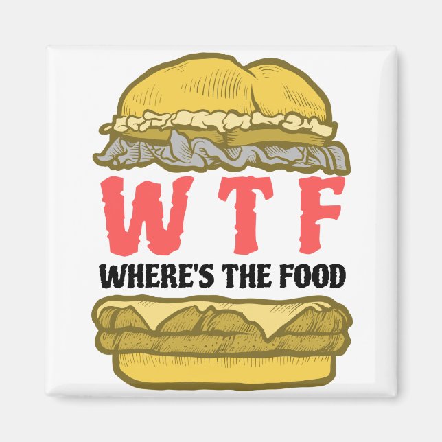 WTF Var är maten? Magnet (Framsidan)
