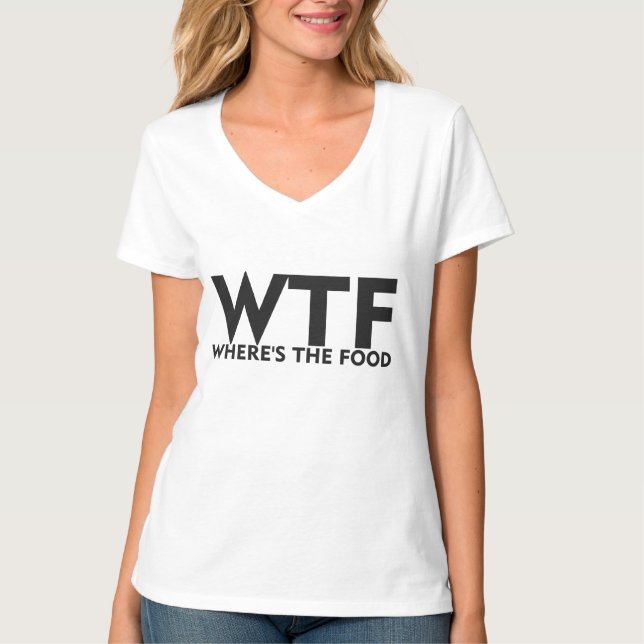 WTF var är maten T-shirt (Framsida)