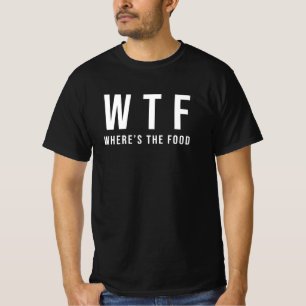 WTF Var är mattypografin T-Shirt