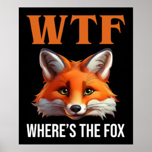 WTF - Var är räven? Poster