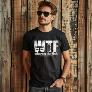 WTF var fiskarna roliga fiskar T Shirt