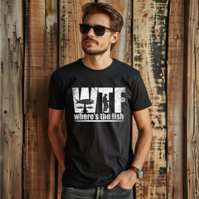 WTF var fiskarna roliga fiskar T Shirt (Skapare uppladdad)
