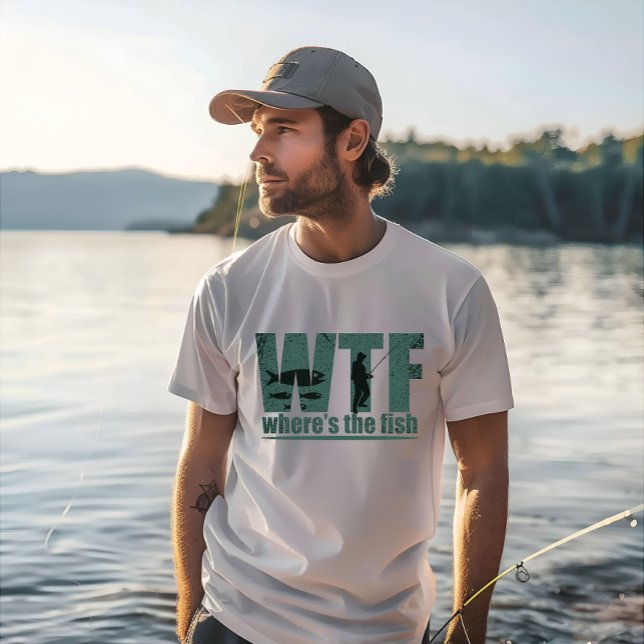 WTF var fiskarna roliga fiskar T Shirt (Skapare uppladdad)
