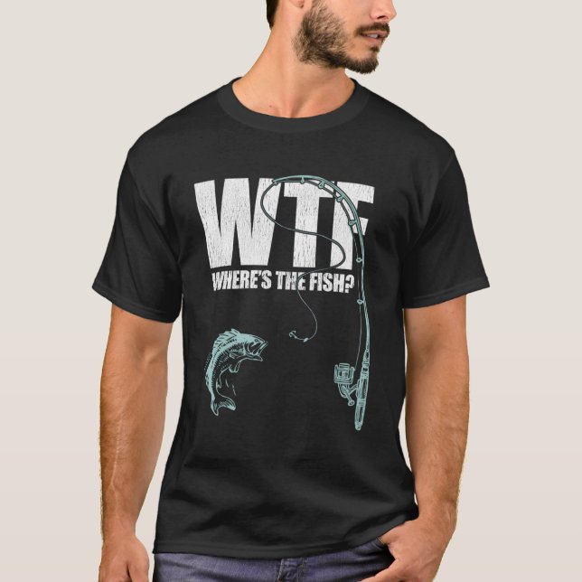 WTF var fisken bedrivs T Shirt (Framsida)