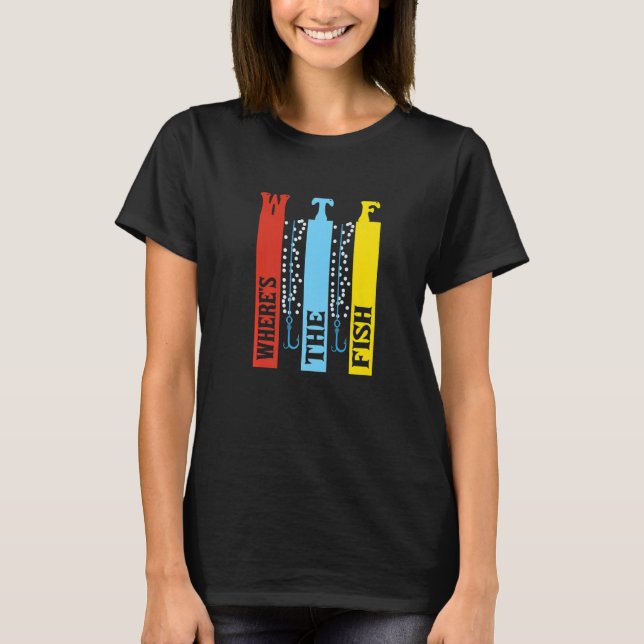 WTF var fisken bedrivs T Shirt (Framsida)