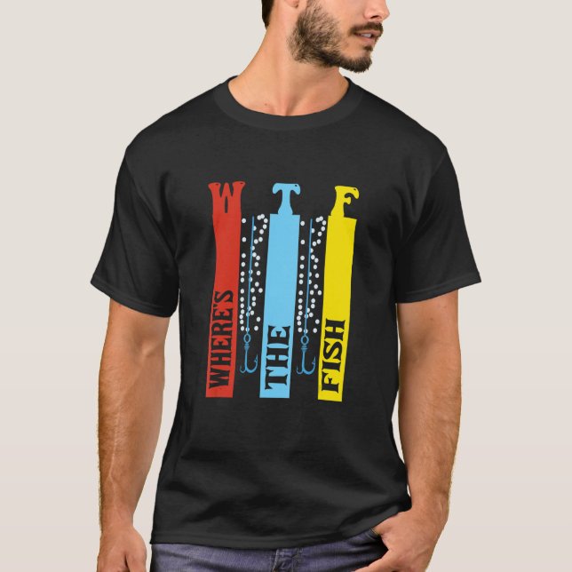 WTF var fisken bedrivs T Shirt (Framsida)