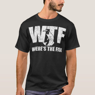 Wtf var fiskets Manar är Tjocken för fiskegåvor T Shirt