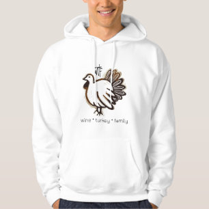 WTF Vin Turkey Family Hoodie