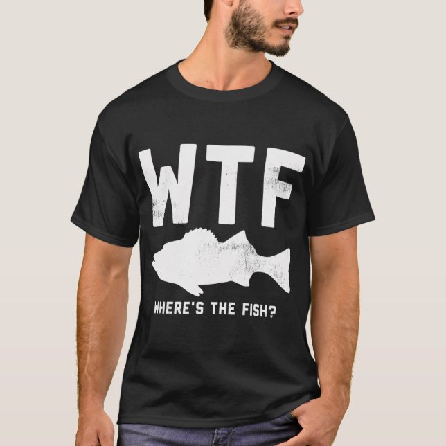WTF Where's The Fish T Shirt (Framsida)