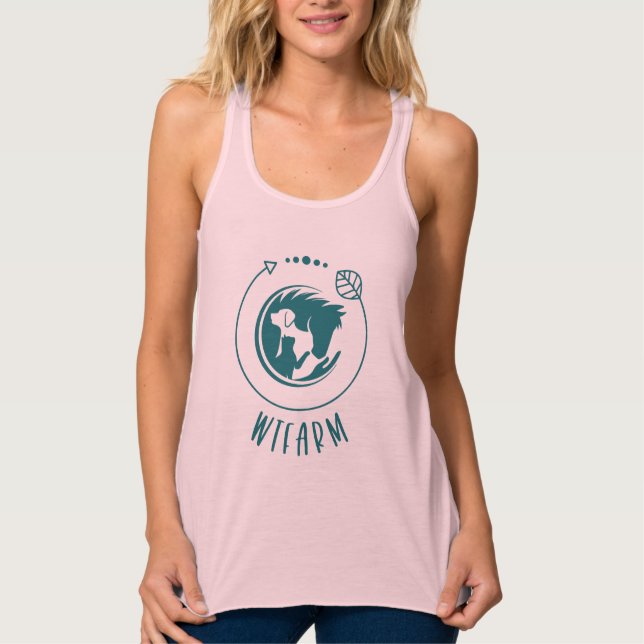 WTFarm-Tanktop Linne Med Racerback (Framsida)