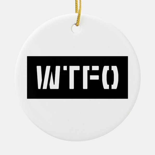 WTFO JULGRANSPRYDNAD KERAMIK (Framsidan)