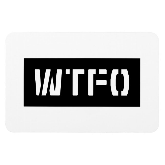 WTFO MAGNET (Horisontell)
