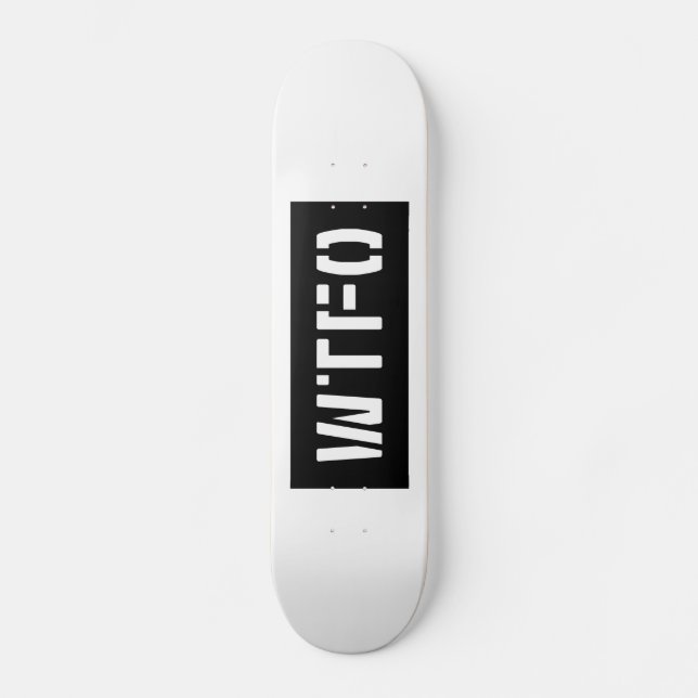 WTFO MINI SKATEBOARD BRÄDA 18,5 CM (Framsida)