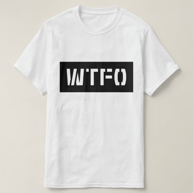 WTFO T SHIRT (Design framsida)