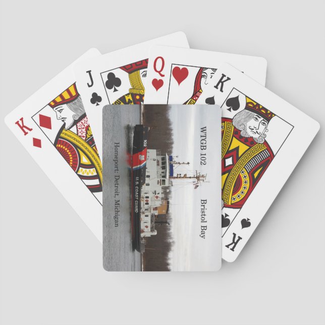 WTGB 102 Bristol Bay-spelkort Casinokort (Baksidan)