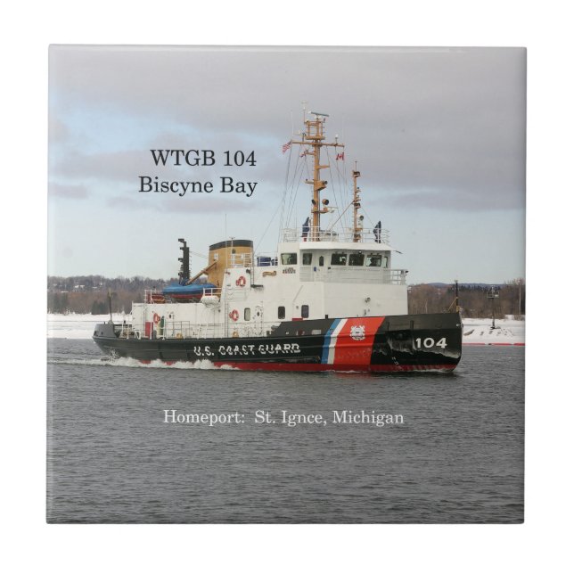 WTGB 104 Biscyne Bay-panel Kakelplatta (Framsidan)
