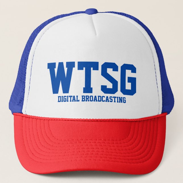WTSG Digital Broadcasting Trucker Hat Keps (Framsida)