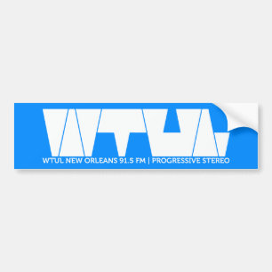 WTUL-radiostationbildekal Bildekal
