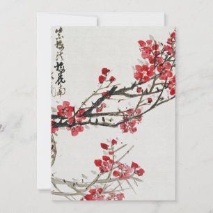 Wu Changshi - Plum-Blommar Julkort