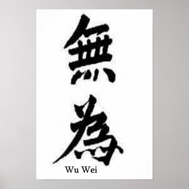 Wu Wei Deixa Ser Poster (Framsidan)