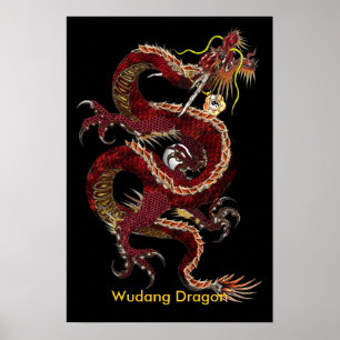 Wudang Dragon Poster - Anpassad