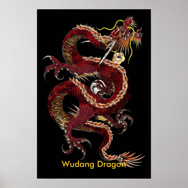 Wudang Dragon Poster - Anpassad (Framsidan)