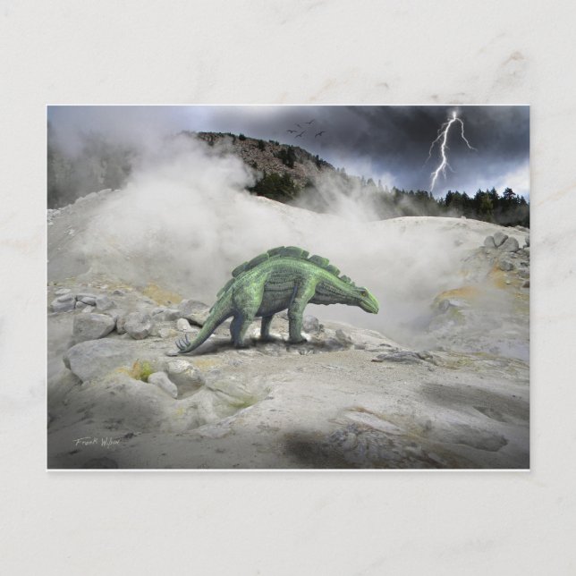 Wuerhosaurus Dinosaur Vykort (Framsida)