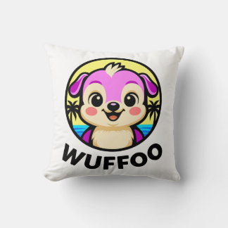 Wuffoo Adventures Cute Kawaii Puppy animation logo Kudde