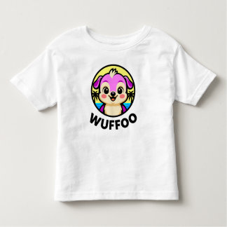 Wuffoo Adventures Cute Kawaii Puppy animation logo T Shirt