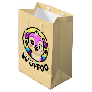 Wuffoo Äventyr Söt Kawaii Valp animationslogotyp
