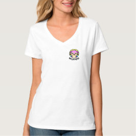 Wuffoo Äventyr Söt Kawaii Valp animationslogotyp T Shirt