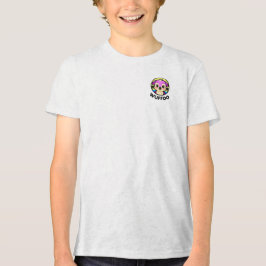 Wuffoo Äventyr Söt Kawaii Valp animationslogotyp T Shirt