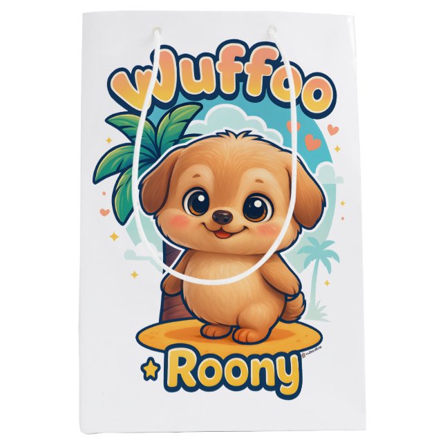 Wuffoo Roony Cute Kawaii Puppy Tropical Island  (Framsidan)