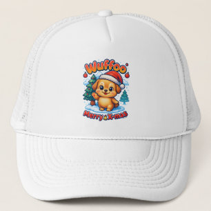 Wuffoo Roony God Jul Kawaii 3D Högtid Keps