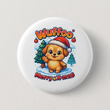 Wuffoo Roony God Jul Kawaii 3D Högtid