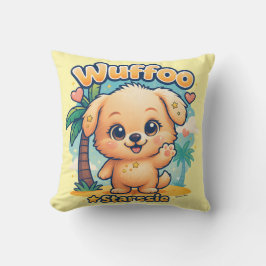 Wuffoo Starssie Kawaii Valp Tropisk Ö Kudde