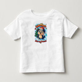 Wuffoo Surffie Glad jul Kawaii 3D Högtid T Shirt