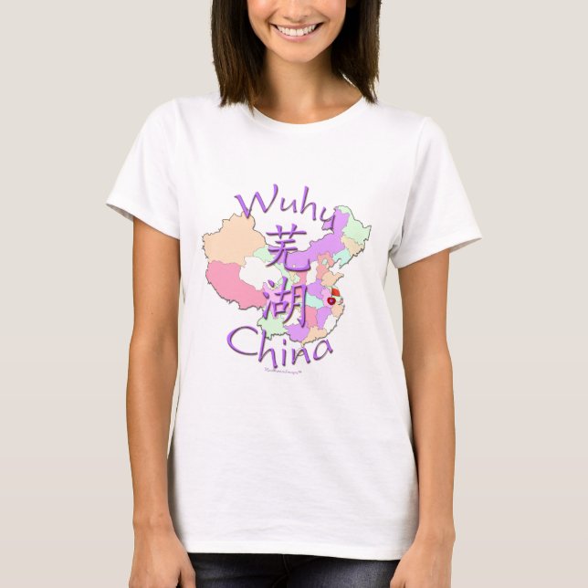 Wuhu china tee shirt (Framsida)