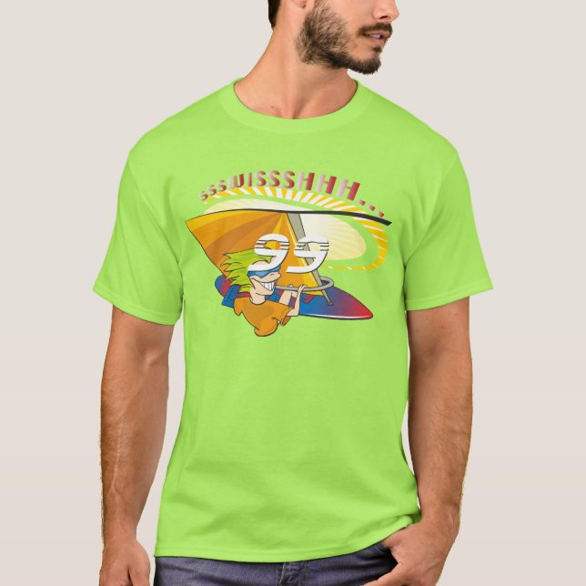 Wuishh Surfing T Shirt (Framsida)