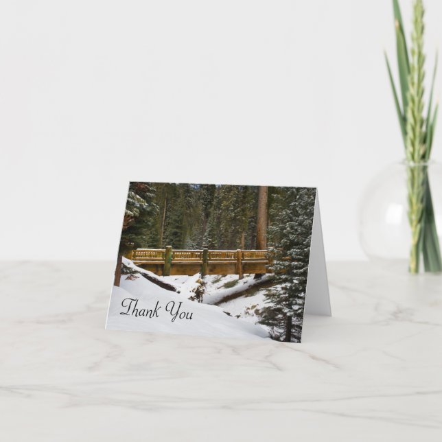 Wuksachi Bridge - tackkort (Framsida)