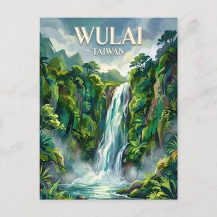 Wulai vattenfall Taiwan Vykort
