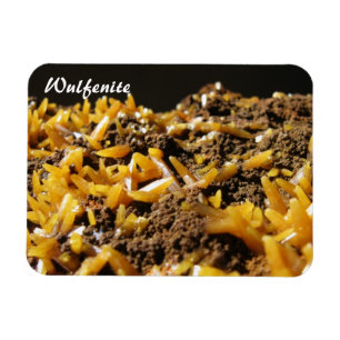 Wulfenit Mineral Photo Magnet