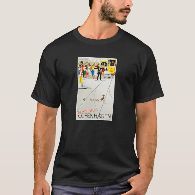 Wunderbarer Kopenhagener T - Shirt T Shirt (Framsida)