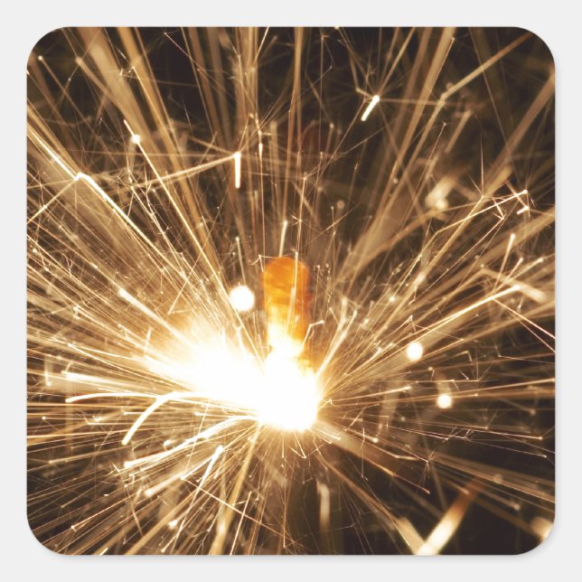 Wunderkerze Fyrkantigt Klistermärke (Framsida)