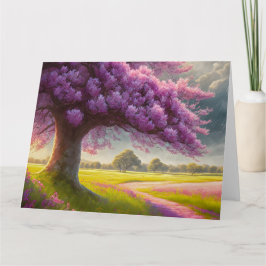 Wunderschön blühender Baum Kort